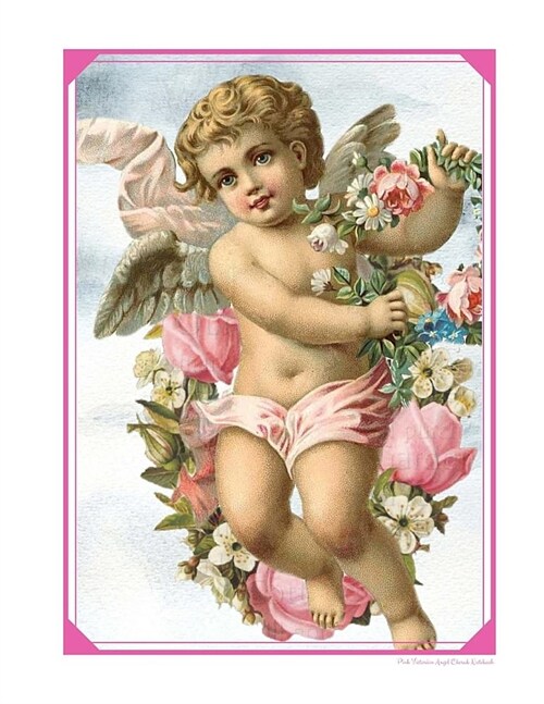 Pink Victorian Angel Cherub Notebook: Journal (Paperback)