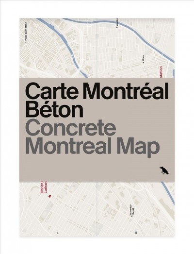 Concrete Montreal Map (Sheet Map, folded)