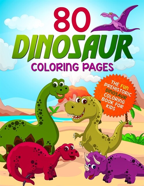 Jumbo Dinosaur Coloring Book (Paperback)