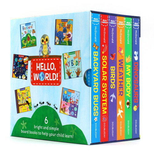 [중고] Hello World 6 Books Boxed Set 헬로 월드 6종 박스 세트 (Board Book 6권)