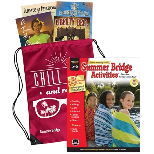 Summer Bridge Essentials Backpack, Grades 5 - 6 (Paperback, Cards, ACT)