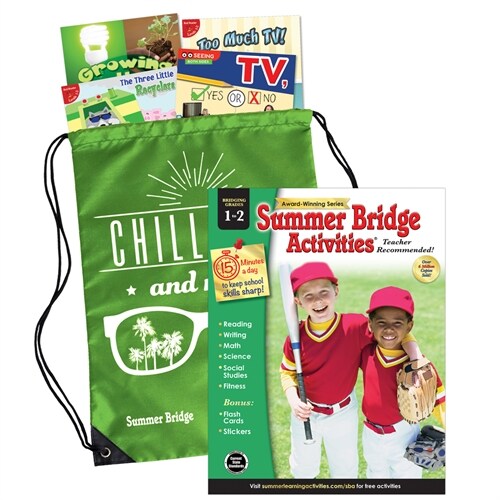 Summer Bridge Essentials Backpack, Grades 1 - 2 (Paperback, Cards, ACT)