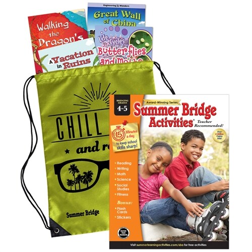Summer Bridge Essentials Backpack, Grades 4 - 5 (Paperback, Cards, ACT)