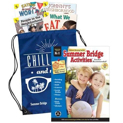 Summer Bridge Essentials Backpack, Grades K - 1 (Paperback, Cards, ACT)