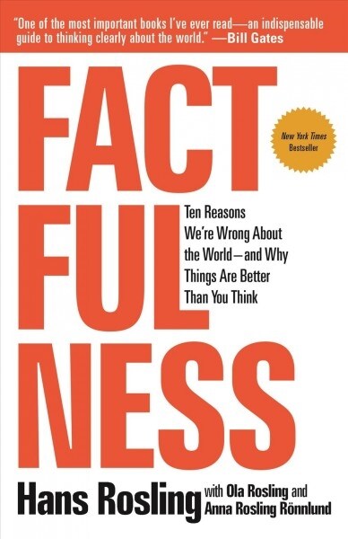 Factfulness: Ten Reasons Were Wrong about the World-And Why Things Are Better Than You Think (Paperback)
