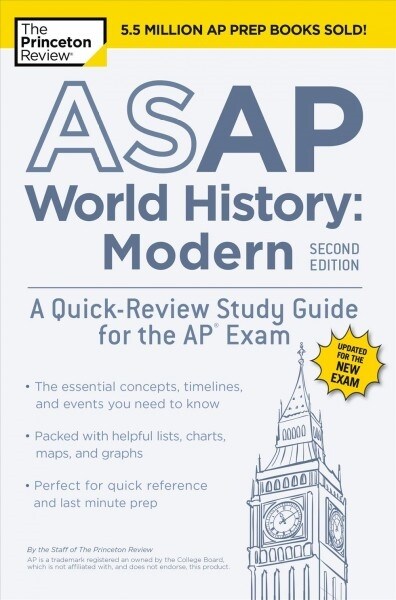 ASAP World History: Modern, 2nd Edition: A Quick-Review Study Guide for the AP Exam (Paperback)