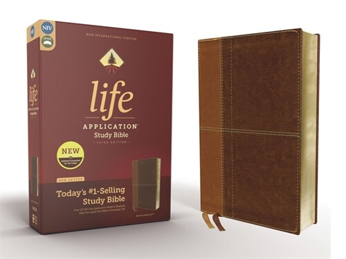 Niv, Life Application Study Bible, Third Edition, Leathersoft, Brown, Red Letter Edition (Imitation Leather)