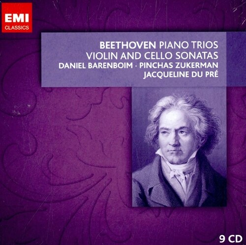 [중고] [수입] 베토벤 : 피아노 삼중주, 바이올린과 첼로 소나타 전곡집 [9CD Box Set]