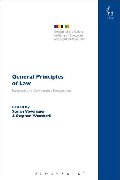 General Principles of Law : European and Comparative Perspectives (Paperback)