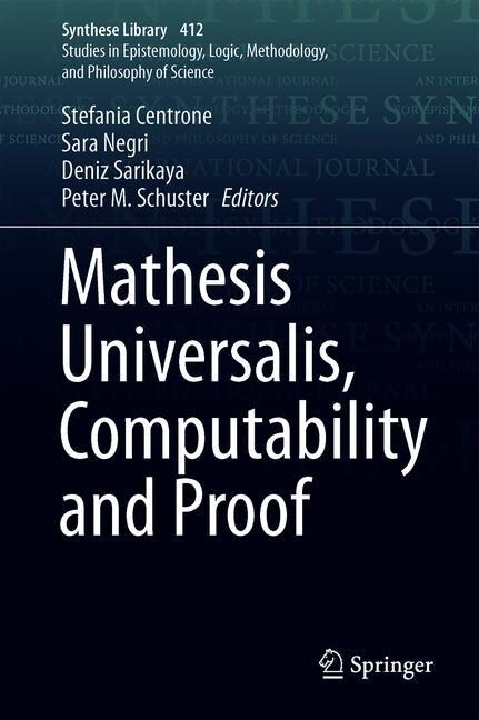 Mathesis Universalis, Computability and Proof (Hardcover, 2019)