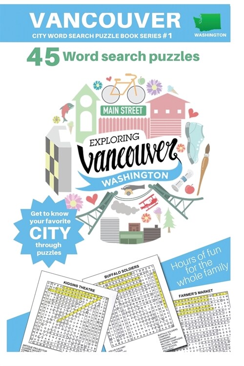 Vancouver USA: Adventure Word Puzzle Books (Paperback)