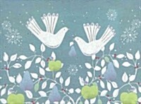 Doves with Fruit Deluxe Holiday Cards: Silver Foil [With 21 Envelopes] (Other)