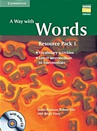 A Way with Words Lower-intermediate to Intermediate Book and Audio CD Resource Pack : Vocabulary Practice Activities (Package)