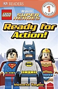 DK Readers L1: Lego DC Super Heroes: Ready for Action! (Paperback)