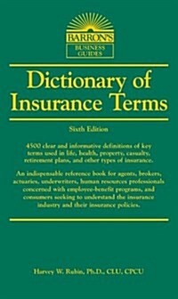 Dictionary of Insurance Terms (Paperback, 6)