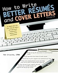 How to Write Better Resumes and Cover Letters (Paperback, 3)