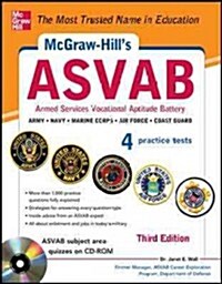 McGraw-Hills ASVAB , 3rd Edition: Strategies + Quizzes + 4 Practice Tests [With CDROM] (Paperback, 3, Revised)