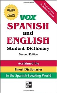 Vox Spanish and English Student Dictionary PB, 2nd Edition (Paperback, 2, Revised)