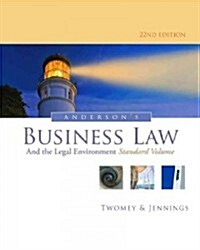 Andersons Business Law and the Legal Environment, Standard Volume (Hardcover, 22, Revised)