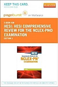 Comprehensive Review for the Nclex-pn Examination - Pageburst E-book on Vitalsource + Evolve Access Card (Pass Code, Digital Download, 3rd)