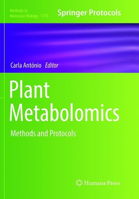 Plant Metabolomics: Methods and Protocols (Paperback, Softcover Repri)