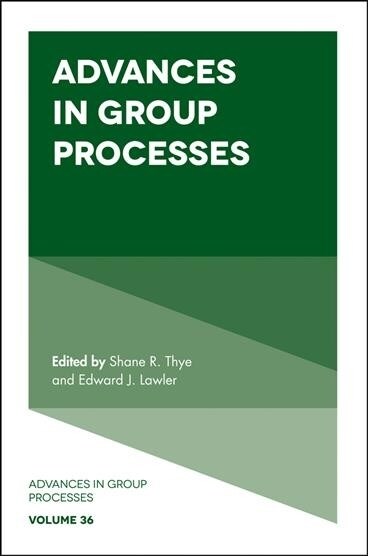 Advances in Group Processes (Hardcover)