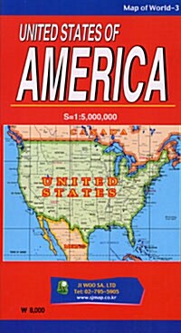 미국 지도 (영문판)