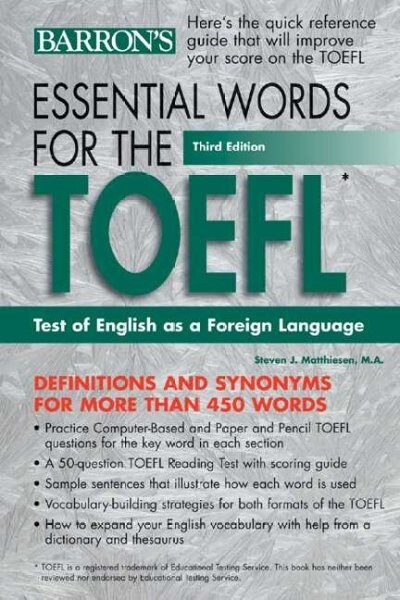 [중고] Essential Words for the Toefl (Paperback, 3rd)