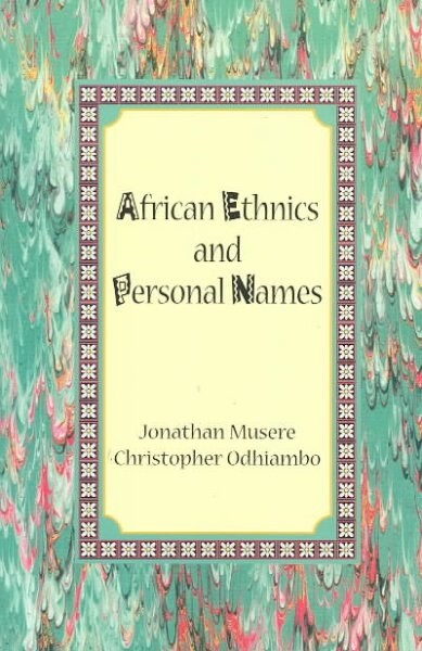 African Ethnics and Personal Names (Paperback, 2nd, Revised)