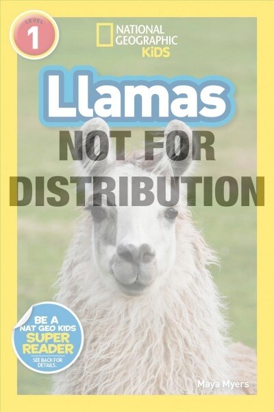National Geographic Readers: Llamas (L1) (Library Binding)