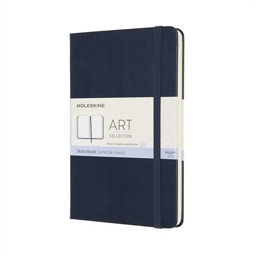 Moleskine Art Sketchbook, Medium, Sapphire Blue (4.5 X 7) (Hardcover)