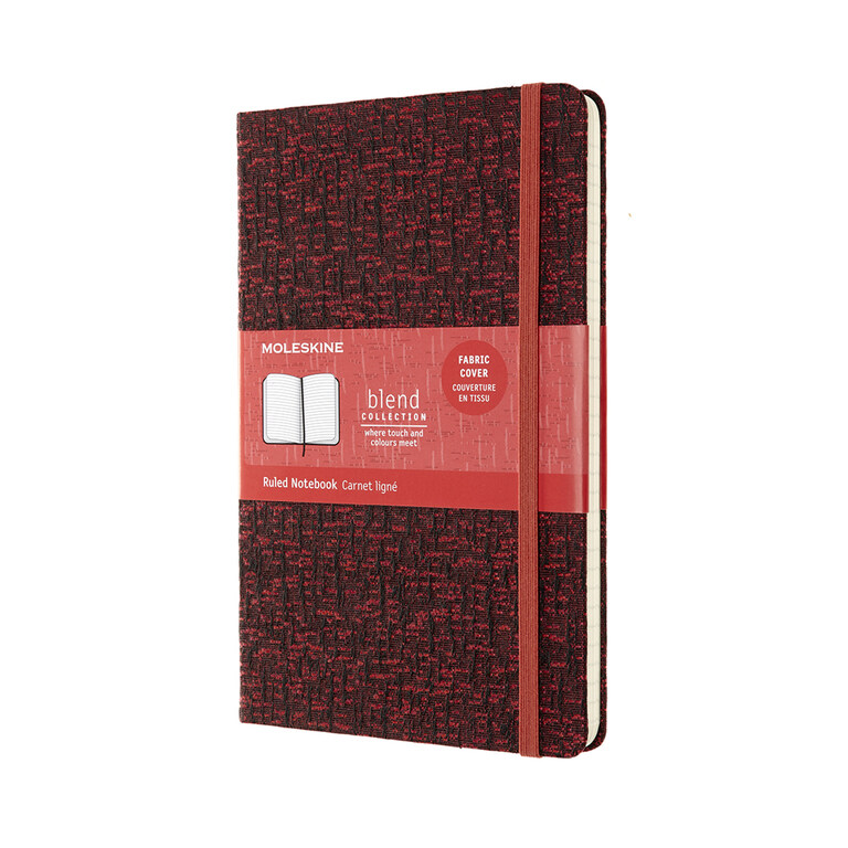 Moleskine Blend Limited Collection Notebook 2019, Large, Ruled, Red (5 X 8.25) (Hardcover)