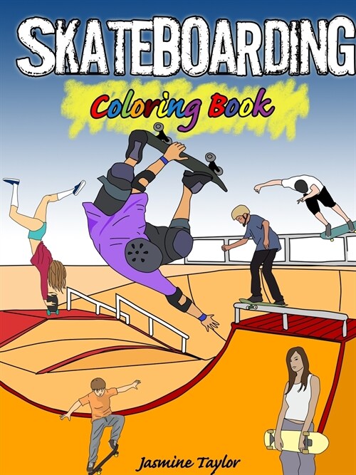 Skateboarding Coloring Book (Paperback)