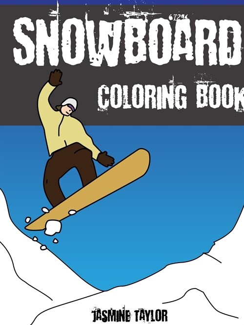 Snowboard Coloring Book (Paperback)