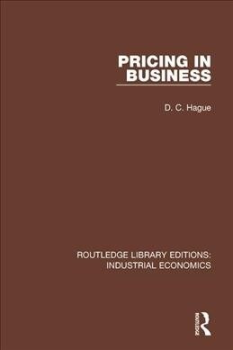 Pricing in Business (Paperback, 1)