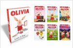 Olivia Loves to Read: Olivia Trains Her Cat; Olivia and Her Ducklings; Olivia Takes a Trip; Olivia and the Snow Day; Olivia Plants a Garden; (Boxed Set, Boxed Set)