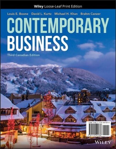 Contemporary Business (Loose Leaf, 3, Canadian)