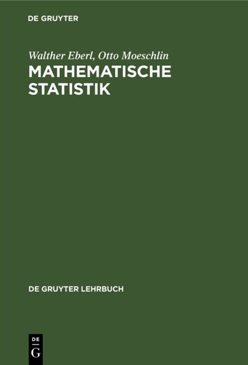 Mathematische Statistik (Hardcover)