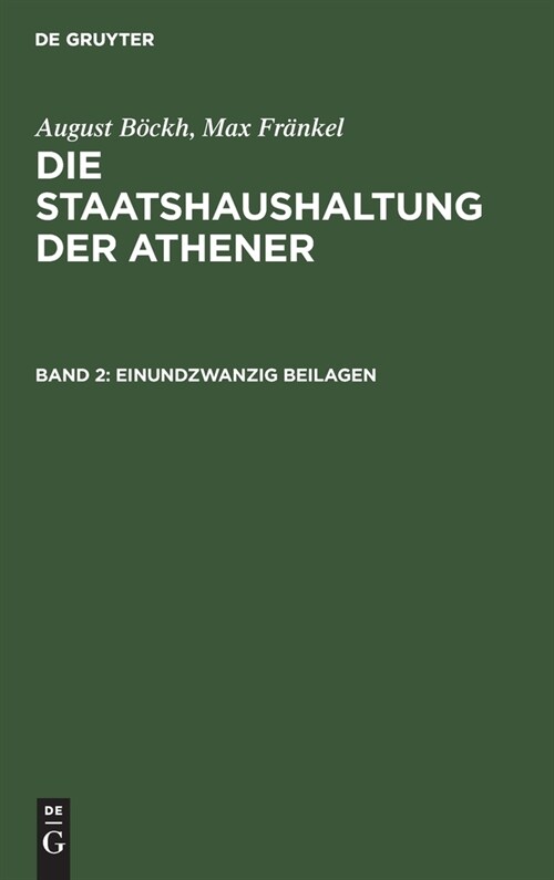 Einundzwanzig Beilagen (Hardcover, 2, 2. Ausg)