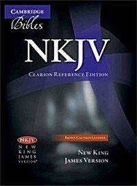 NKJV Clarion Reference Bible, Brown Calfskin Leather, NK485:X (Leather Binding)