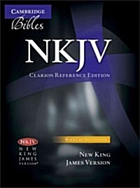 NKJV Clarion Reference Bible, Black Calf Split Leather, NK484:X (Leather Binding)