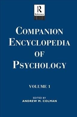 Companion Encyclopedia of Psychology : Volume One (Hardcover)