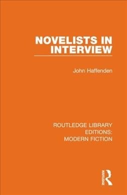 Novelists in Interview (Hardcover, 1)
