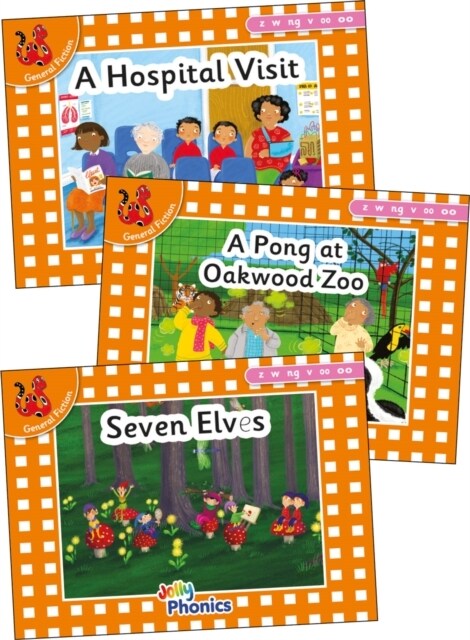 Jolly Phonics Orange Level Readers Set 5 : in Precursive Letters (British English edition) (Paperback)