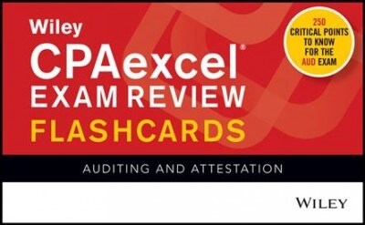 Wiley Cpaexcel Exam Review 2020 Flashcards: Auditing and Attestation (Paperback)