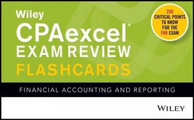Wiley Cpaexcel Exam Review 2020 Flashcards: Financial Accounting and Reporting (Paperback)