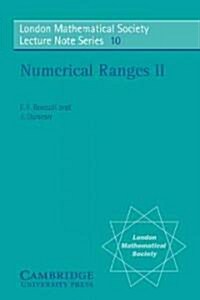 Numerical Ranges II (Paperback)