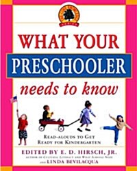 [중고] What Your Preschooler Needs to Know: Get Ready for Kindergarten (Paperback)