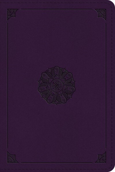 ESV Large Print Bible (Trutone, Lavender, Emblem Design) (Imitation Leather)