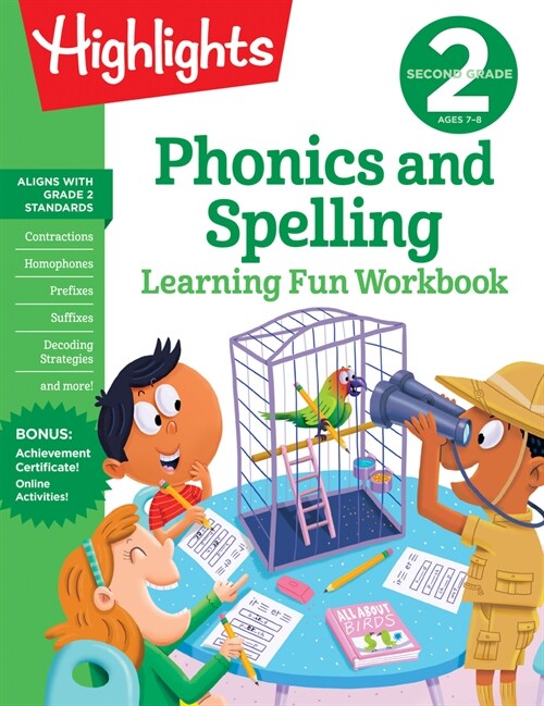 Second Grade Phonics and Spelling (Paperback)